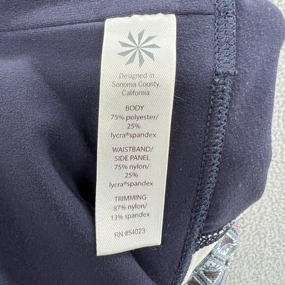 Athleta Leggings Women's Size Medium Yoga Pants Mesh See Through Legs - Picture 10 of 14